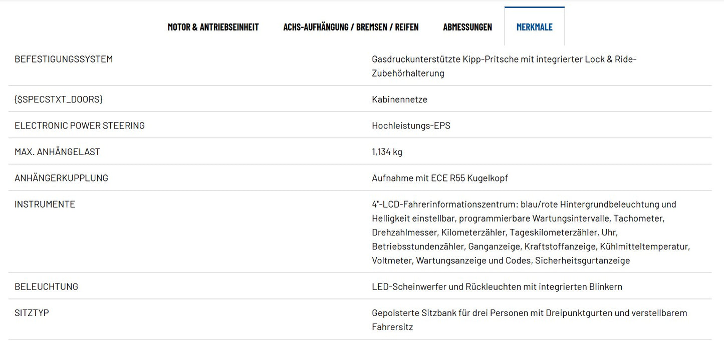RANGER DIESEL TRAKTOR (T1b)