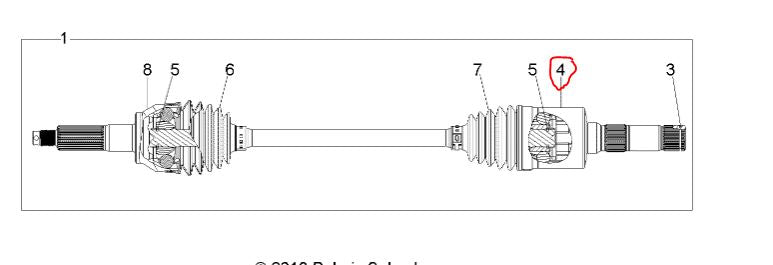 POLARIS JOINT-PLUNGING für Antriebswelle hinten