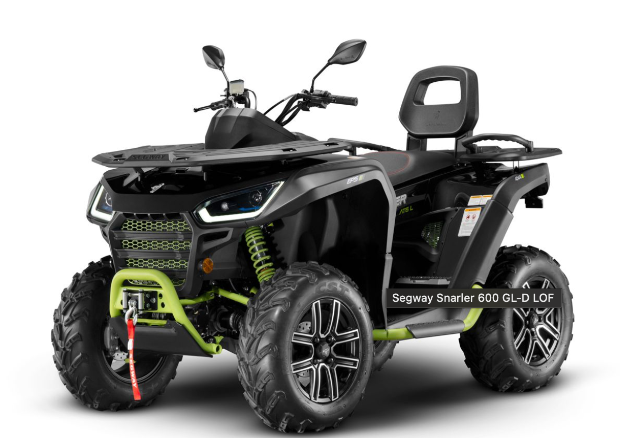 Segway Snarler 600 GL-D LOF schwarz-grün