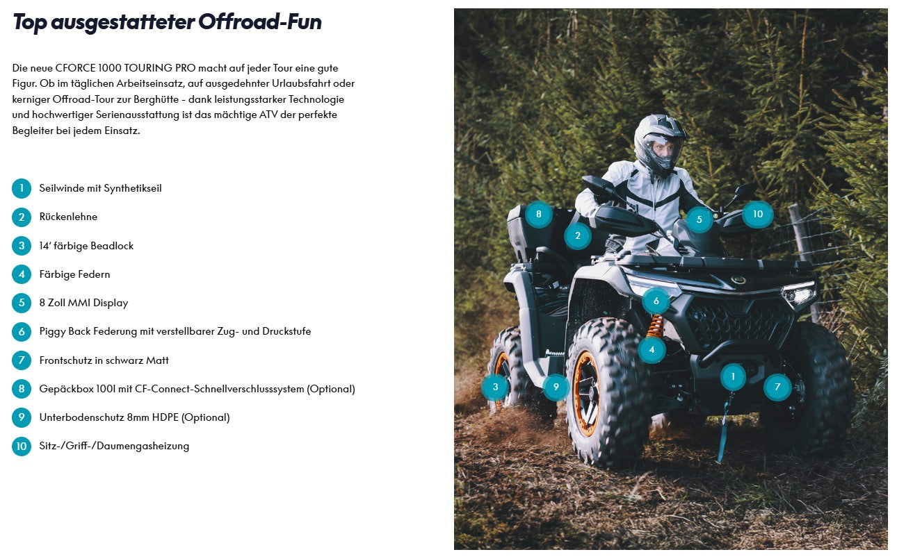 CFMOTO CFORCE 1000 TOURING PRO ABS T3b