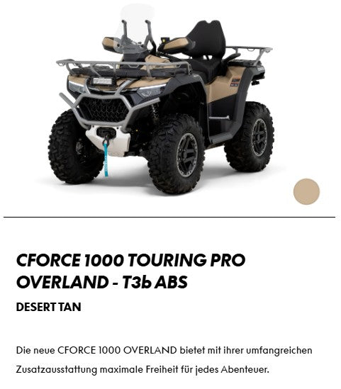 CFMOTO CFORCE 1000 Touring Pro Overland ABS T3b