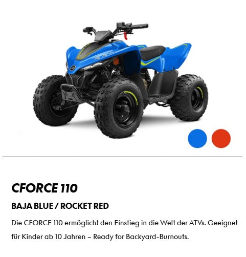 CFMOTO CFORCE EV110, Kinderquad
