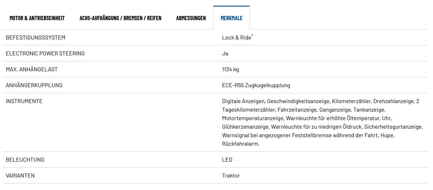RANGER DIESEL DELUXE TRAKTOR FULL CAB (T1b)