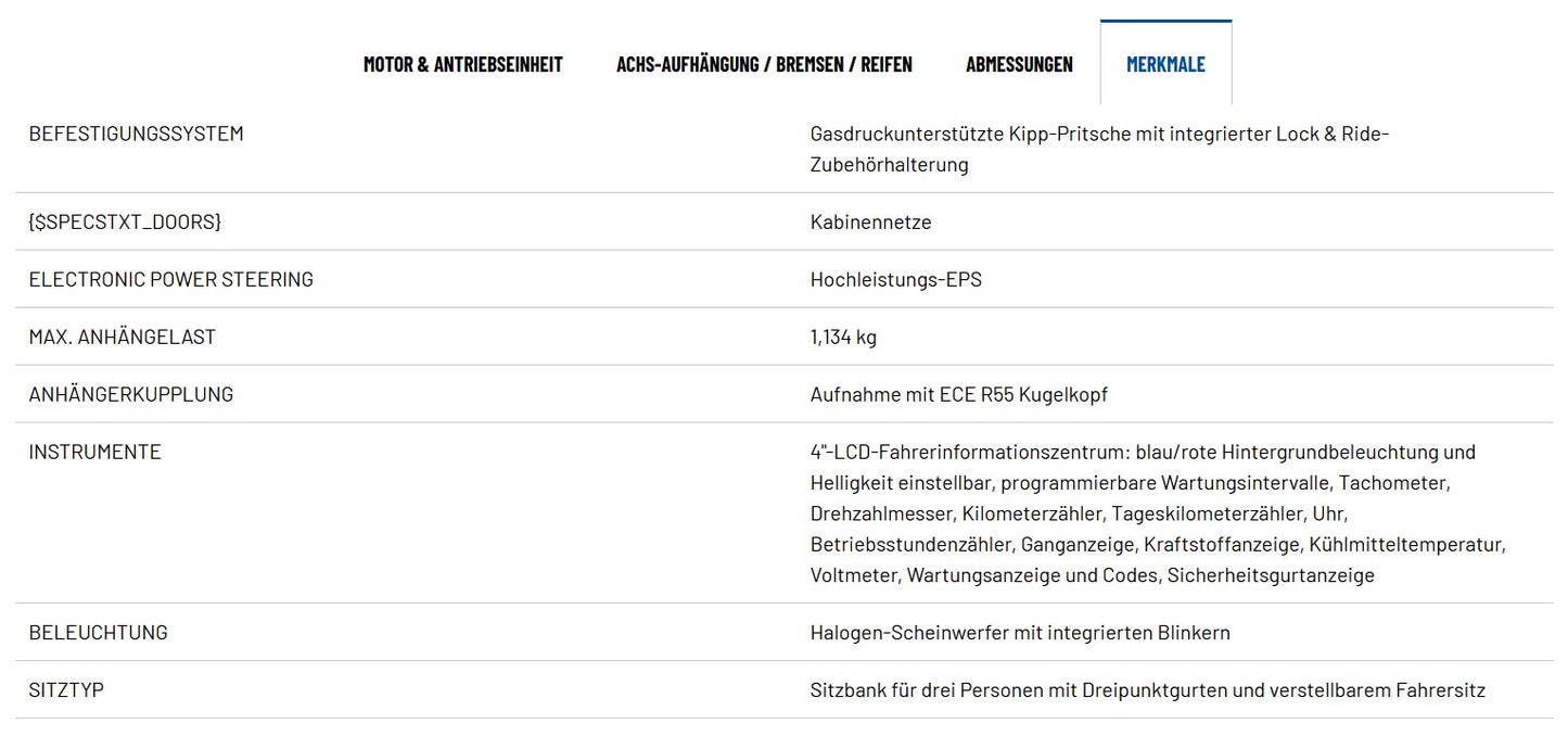 POLARIS RANGER 1000 EPS  ( Traktor )