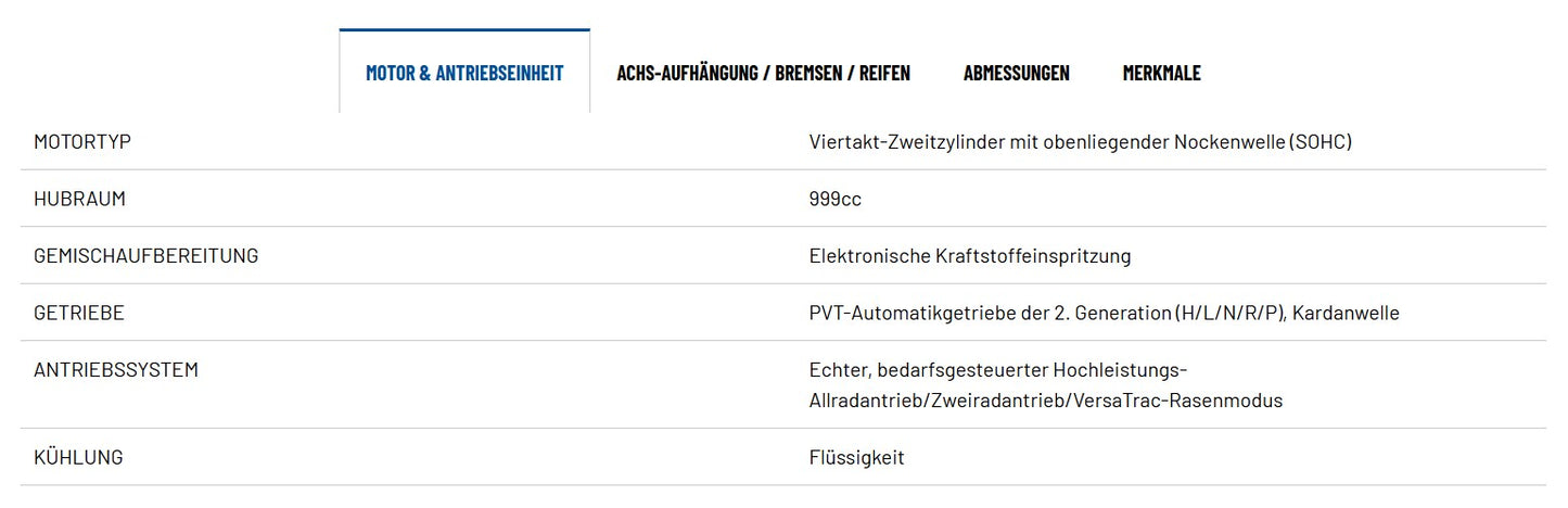 RANGER CREW XP 1000 EPS Premium TRAKTOR (T1b)