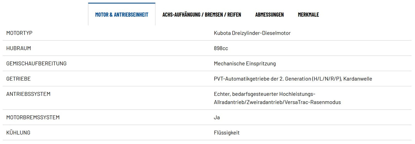 RANGER DIESEL DELUXE TRAKTOR (T1b)
