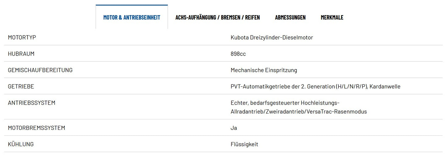 RANGER DIESEL TRAKTOR (T1b)