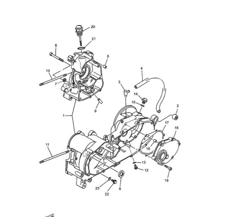 YAMAHA SCHRAUBE , 10 Stück