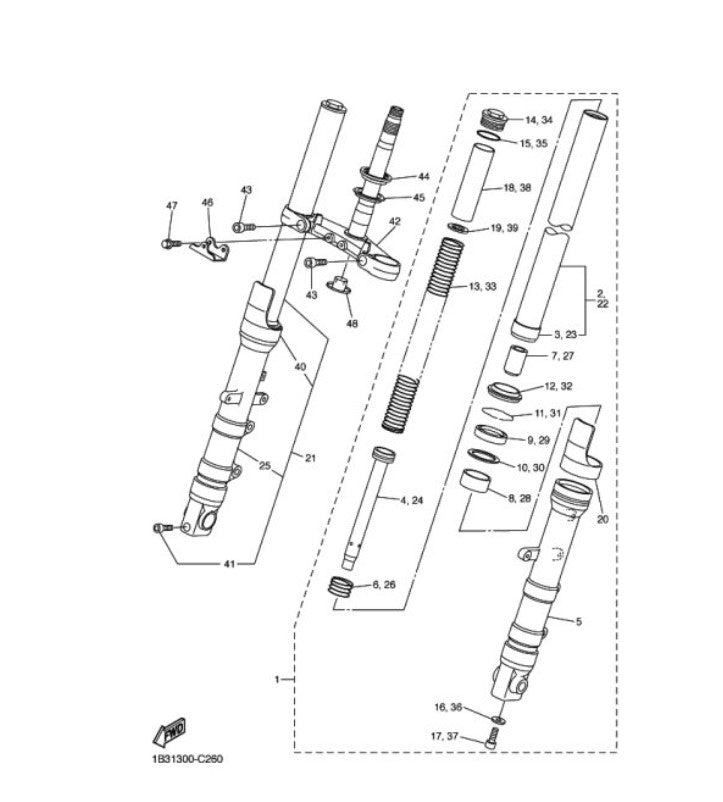 YAMAHA SCHRAUBEN DÄMPFER 91317-10025, YAMAHA GRIZZLY 660