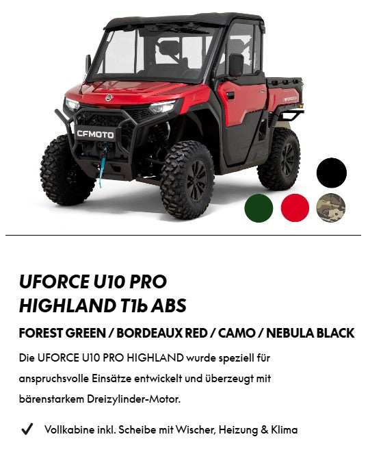 CFMOTO UFORCE U10 Pro Highland ABS T1b