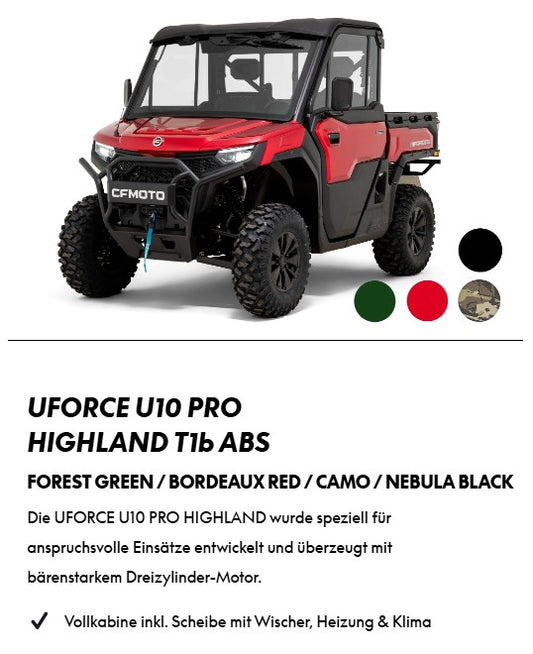 CFMOTO UFORCE U10 Pro Highland ABS T1b