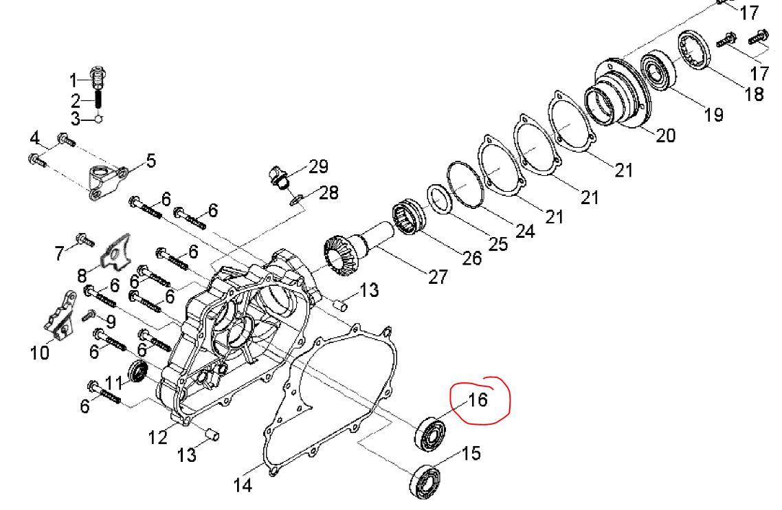 Bearing-Ball POLARIS 0452347